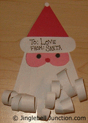 Santa Hat Gift Tags