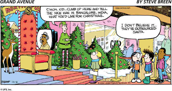Free christmas comic strip