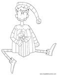 Christmas coloring sheet 13