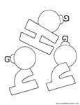 Christmas coloring sheet 14