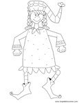 Christmas coloring sheet 16