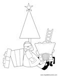 Christmas coloring sheet 20