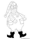 Christmas coloring sheet 27