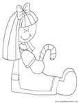 Christmas coloring sheet 36