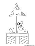 Christmas coloring sheet 4