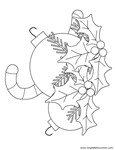 Christmas coloring sheet 7