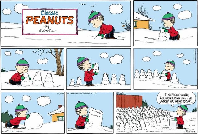 Peanuts Christmas Comic